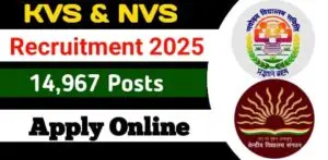Read more about the article KVS NVS Recruitment 2025- Online Apply Start