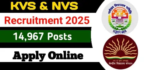 Read more about the article KVS NVS Recruitment 2025- Online Apply Start
