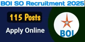 Read more about the article BOI Specialist Officers (SO) Recruitment 2025 – Apply Online