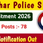 Bihar Police BPSSC SI Prohibition Recruitment 2026