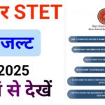 Bihar STET result 2025
