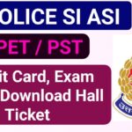 up police si asi admit card 2025