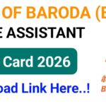 BOB Office Assistant Peon Admit Card 2026