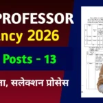 BPSC Professor Vacancy 2026