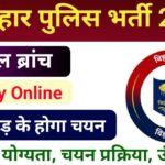 Bihar Police Special Branch Vacancy 2026