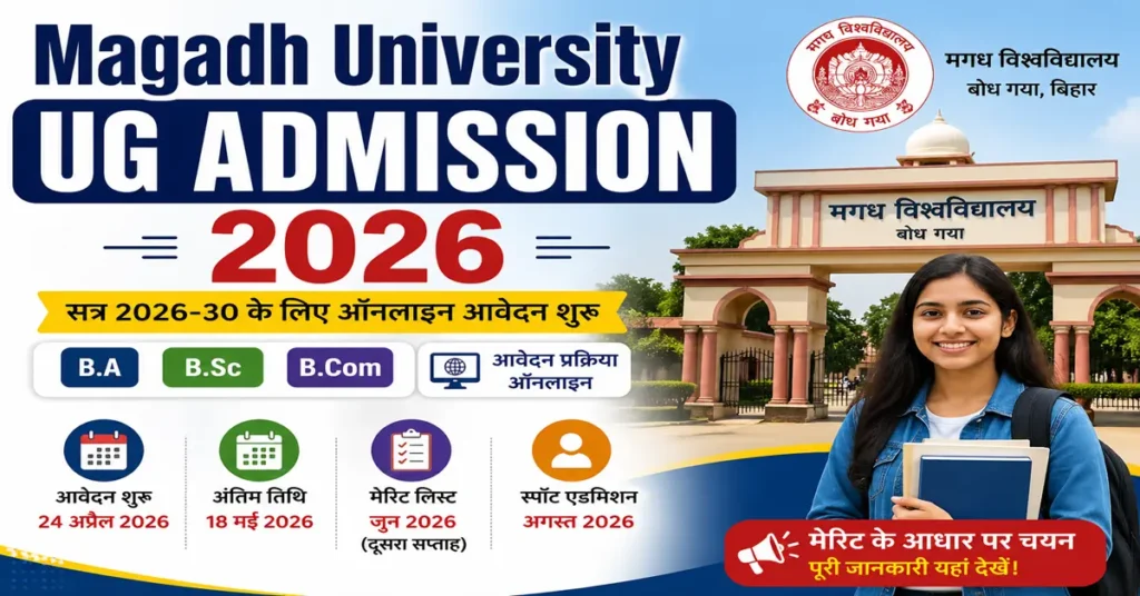 Magadh University UG Admission 2026